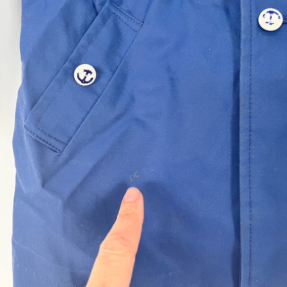 80’s Vintage baby Blue sailor style Coat with White Trim - Picture 9 of 13